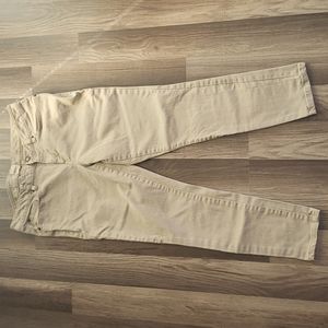2/$20 Tan ankle length stretch jeans